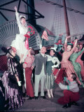 Actress Allyn Mclerie, Eddie Albert Mary Mccarty and Cast of the Play 