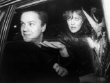 Actress Susan Sarandon in Car with Actor Tim Robbins after Attending a Benefit Fototryk i høj kvalitet Actress Susan Sarandon in Car with Actor Tim Robbins after Attending a Benefit Fototryk i høj kvalitet