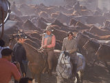 Actor John Wayne During Filming of Western Movie Actor John Wayne During Filming of Western Movie