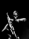 Jazz Musician, Gene Ammons Playing Saxophone Lámina fotográfica de primera calidad