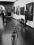 Peggy Guggenheim Viewing Painting the 