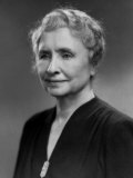 Noted Ldr. of Blind and Deaf Helen Keller Lámina fotográfica de primera calidad