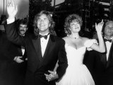 Married Actors Don Johnson and Melanie Griffith at Academy Awards プレミアム写真プリント - ケヴィン・Winter