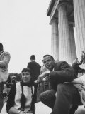 Harry Belafonte and Wife Julie at Prayer Pilgrimage for Freedom Lámina fotográfica de primera calidad
