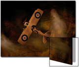 Night Flight over Mapworld Posters by Jack Germsheld