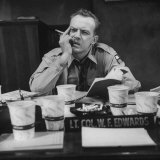 Actor Arthur Kennedy Performing in a Scene from the Play 