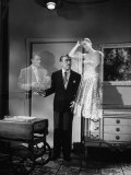 Actor Leo G. Carroll, Robert Sterling, with Ghostly Ann Jeffreys on TV Program 