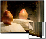 Pear against Framed Mirror Posters by Mia Friedrich