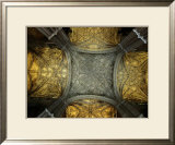 Vaulted Ceiling of Santa Maria De La Sede Cathedral, Sevilla, Andalucia, Spain Pôsteres por Mark Daffey