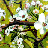 Blossom Lullaby III Art by Mary Mclorn Valle