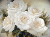 White Roses Prints by Igor Levashov