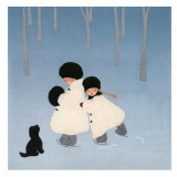 Vas-Y Toutoune Print by Diane Ethier