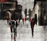 Scène de ville II Art par Elena Radzetska