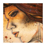 Lueur Orange Art by Vicky Filiault