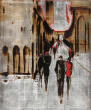 City Scene IV Affiches par Elena Radzetska