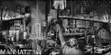 Manhattan Panorama in Black and White II Posters by John Clarke