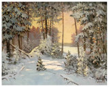 Winterwoods Posters par Sorgei Artov