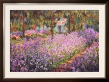 The Artist's Garden at Giverny, c.1900 Prints by Claude Monet