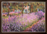 The Artist's Garden at Giverny, c.1900 Posters by Claude Monet