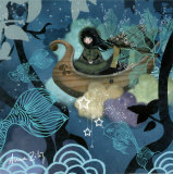 Le Bateau Volant Etoile Plakater af Anna Ziliz
