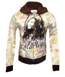 Women's Zip Hoodie: Catch-A-Fire - Peace Flowers Shirts