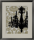 Chandelier Silhouette I Posters by Ethan Harper