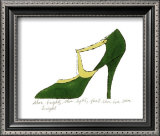 Shoe, c.1955 (Green and Yellow) Prints by Andy Warhol