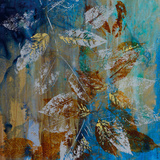 Jewelled Leaves XII Print by Jennifer Hollack