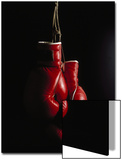 Hanging Boxing Gloves Prints by Ernie Friedlander
