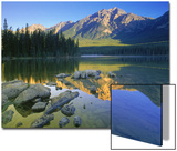 Pyramid Mt. at Sunrise, Canada Prints by Kevin Law