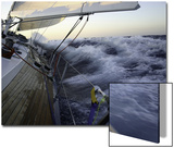 Sailboat in Rough Water, Ticonderoga Race Posters by Michael Brown