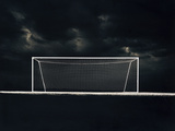 Soccer Net on a Stormy Night Arte Soccer Net on a Stormy Night Arte