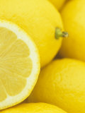 Sliced Lemon (Citrus Limon), Eureka Variety Photographic Print by Wally Eberhart