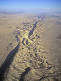 San Andreas Fault and Rift Zone, Carrizo Plain, California, USA Fotografie-Druck von Jim Wark