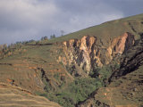 Severe Erosion Following Tropical Forest Removal, Madagascar, Africa Photographic Print by Walt Anderson