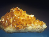 Citrine Crystals, a Variety of Quartz Lámina fotográfica por Mark Schneider