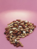 Mixture of Beans (Phaseolus Vulgaris) Photographic Print by Wally Eberhart