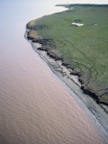 Slumping Along Point Escuminac, New Brunswick, Canada Photographic Print by Jim Wark