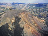 Gossan Stains on a Mountain in Rio Grande County, Colorado, USA Photographie par Jim Wark