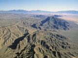 Basin and Range Geology 10 Se Baker, Ca Photographie par Jim Wark