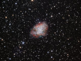 M1 Crab Nebula Supernova Remnant in Taurus Photographic Print by Robert Gendler