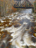 Trestle over the Saco River. White Mountains, New Hampshire Fotografie-Druck von Gustav W. Verderber