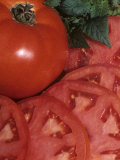 Entire and Sliced Tomato, Celebrity Variety Photographic Print by Wally Eberhart