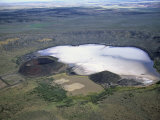 Zuni Salt Lake in a Volcanic Crater, Catron County, New Mexico, USA Fotografie-Druck von Jim Wark