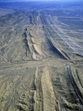 Aerial View of Hogbacks, Utah, USA Fotografie-Druck von Jim Wark