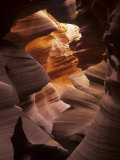 Interior of Lower Antelope Canyon, a Slot Canyon Near Page, Arizona, USA Photographic Print by Adam Jones