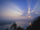 Sunrise over Ohio River from Otter Creek State Park, Kentucky Photographic Print by Adam Jones