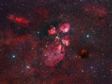 Ngc 6334, the Cat Paw Nebula Photographic Print by Robert Gendler