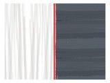 White and Gray Kunstdrucke von  NaxArt