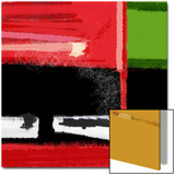 Red and Green Square Poster by  NaxArt